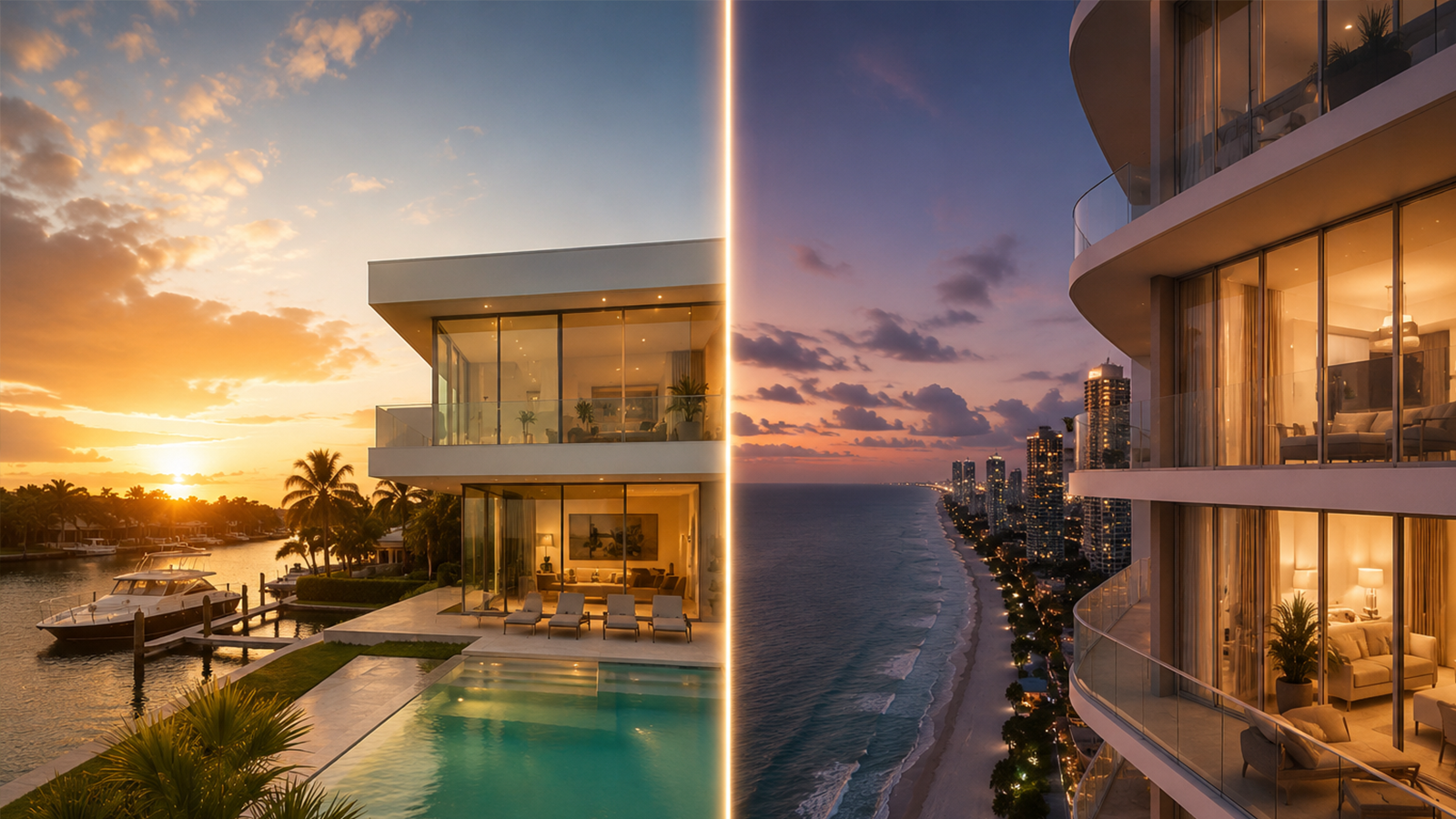$3 Million in South Florida: New Build House in Fort Lauderdale or Condo in Miami / Sunny Isles?